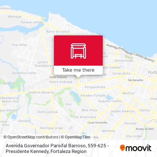 Avenida Governador Parsifal Barroso, 559-625 - Presidente Kennedy map
