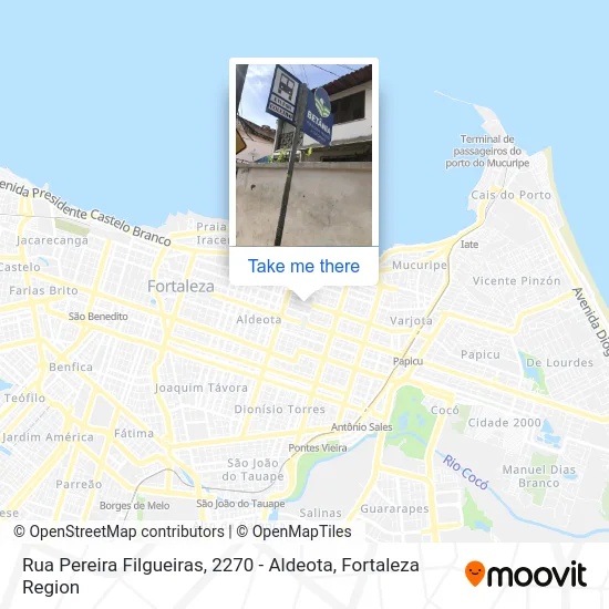Rua Pereira Filgueiras, 2270 - Aldeota map