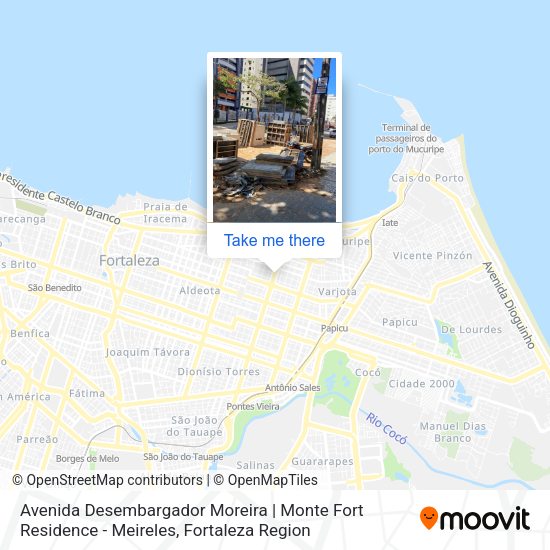 Avenida Desembargador Moreira | Monte Fort Residence - Meireles map