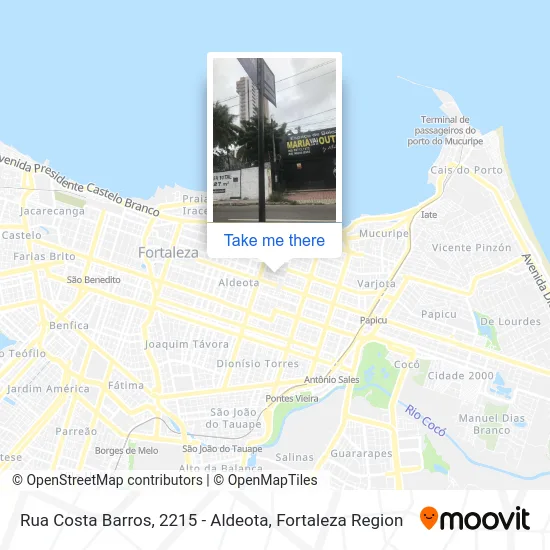 Rua Costa Barros, 2215 - Aldeota map