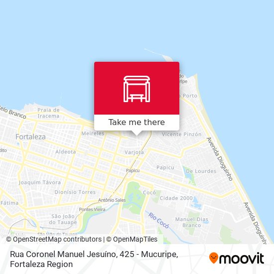 Rua Coronel Manuel Jesuíno, 425 - Mucuripe map