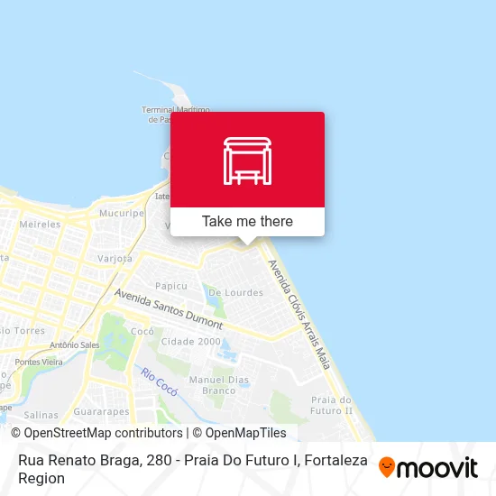 Rua Renato Braga, 280 - Praia Do Futuro I map