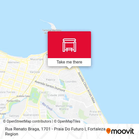 Rua Renato Braga, 1701 - Praia Do Futuro I map