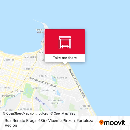 Rua Renato Braga, 636 - Vicente Pinzon map