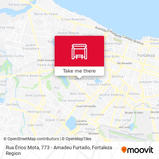 Rua Érico Mota, 773 - Amadeu Furtado map