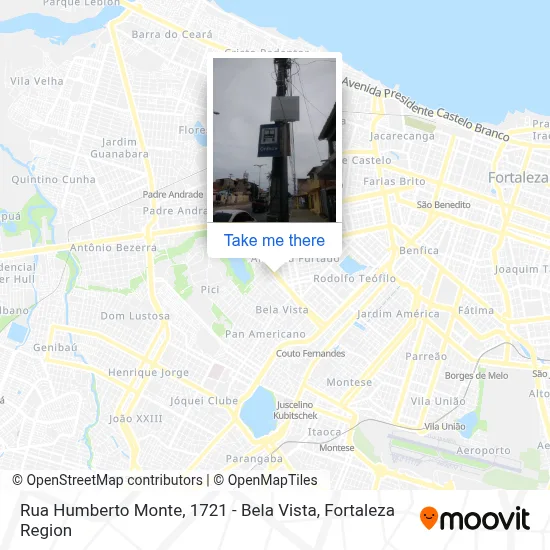 Rua Humberto Monte, 1721 - Bela Vista map