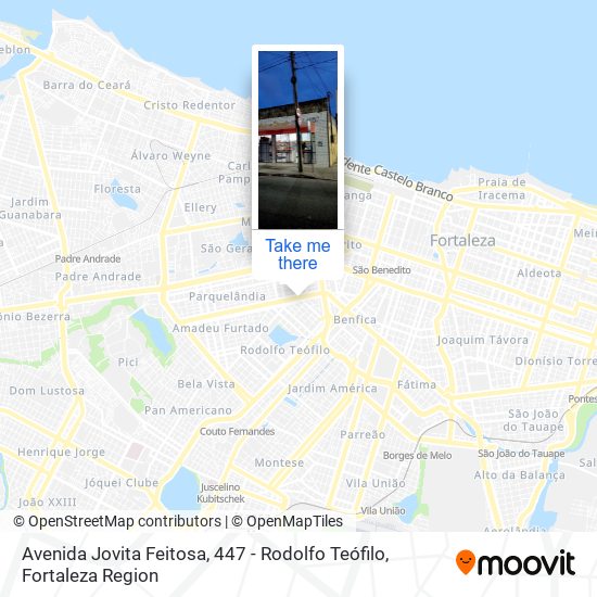 Avenida Jovita Feitosa, 447 - Rodolfo Teófilo map