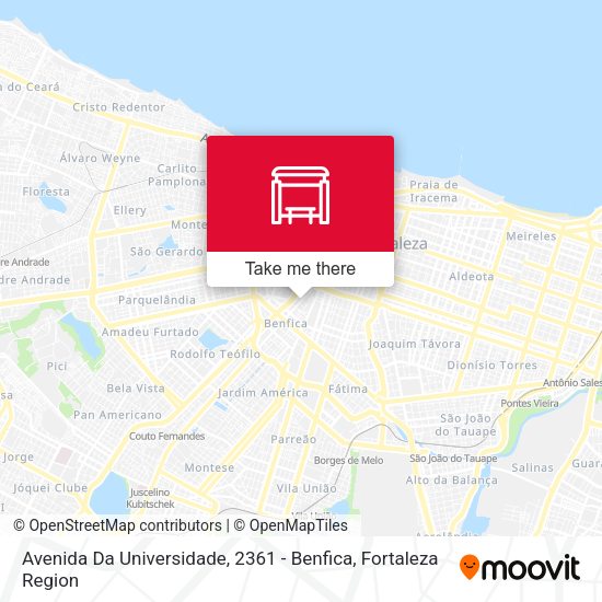 Avenida Da Universidade, 2361 - Benfica map