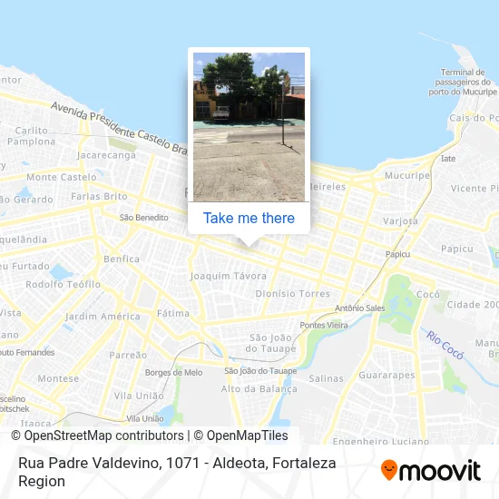 Rua Padre Valdevino, 1071 - Aldeota map