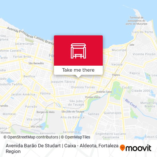 Mapa Avenida Barão De Studart | Caixa - Aldeota