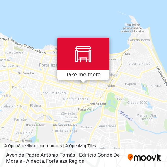 Avenida Padre Antônio Tomás | Edifício Conde De Morais - Aldeota map