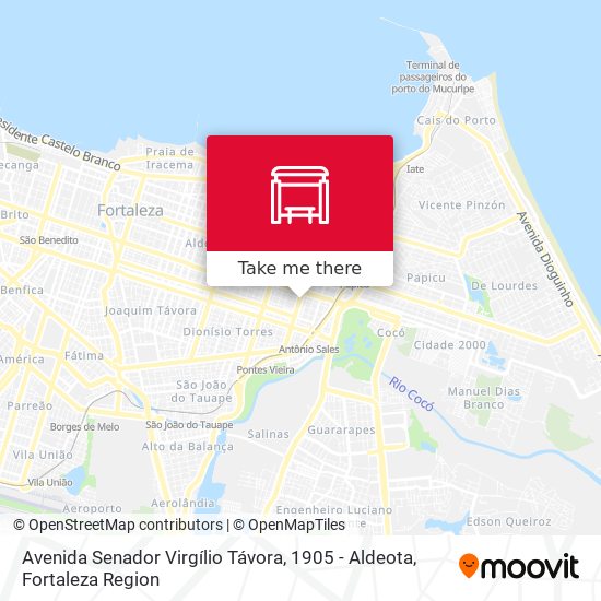 Avenida Senador Virgílio Távora, 1905 - Aldeota map