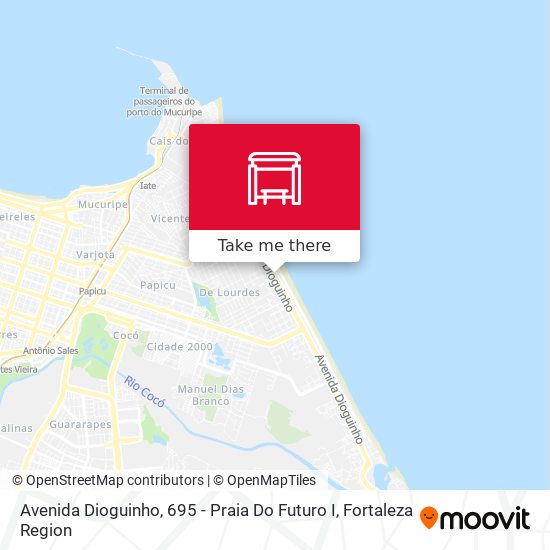 Avenida Dioguinho, 695 - Praia Do Futuro I map