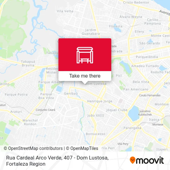 Rua Cardeal Arco Verde, 407 - Dom Lustosa map