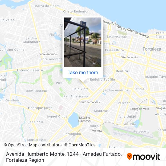 Avenida Humberto Monte, 1244 - Amadeu Furtado map