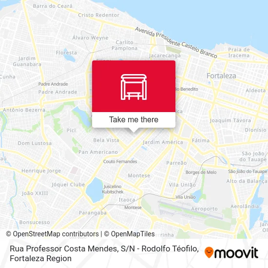 Rua Professor Costa Mendes, S / N - Rodolfo Téofilo map