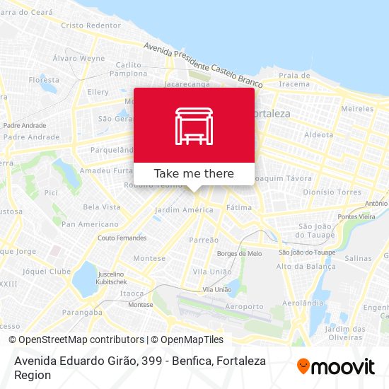 Mapa Avenida Eduardo Girão, 399 - Benfica