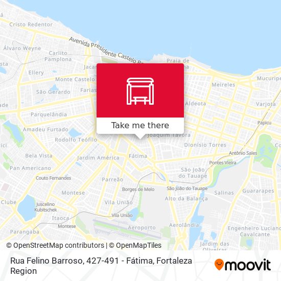 Rua Felino Barroso, 427-491 - Fátima map