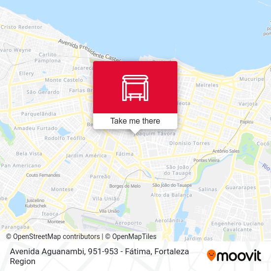 Mapa Avenida Aguanambi, 951-953 - Fátima