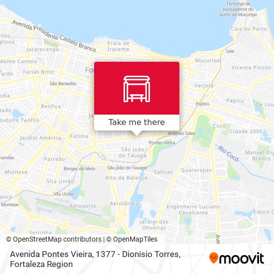 Avenida Pontes Vieira, 1377 - Dionísio Torres map