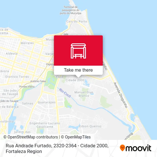 Rua Andrade Furtado, 2320-2364 - Cidade 2000 map