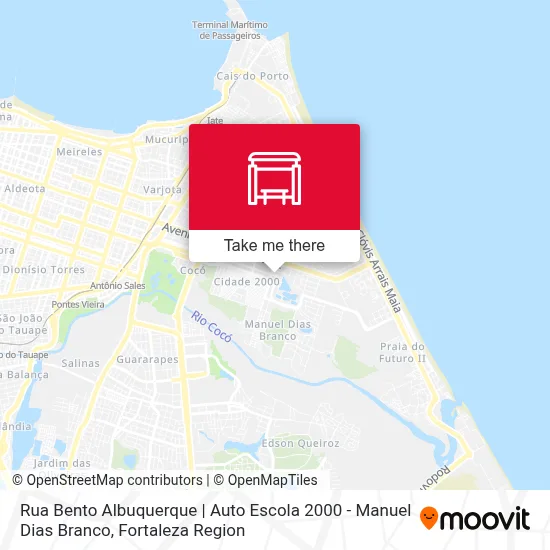 Rua Bento Albuquerque | Auto Escola 2000 - Manuel Dias Branco map