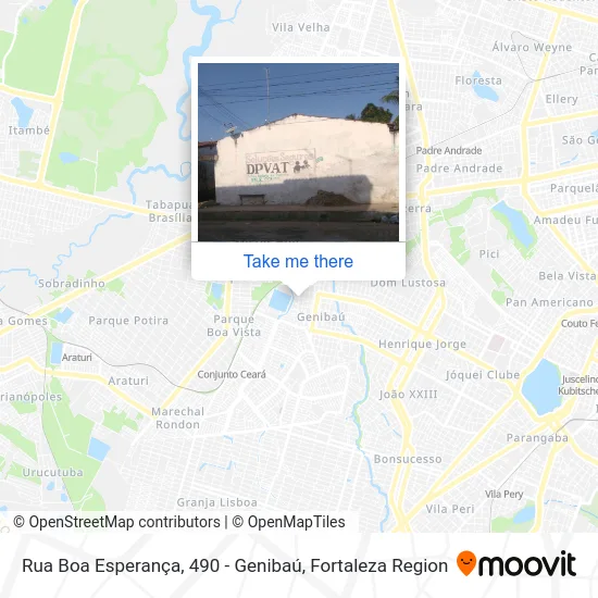 Rua Boa Esperança, 490 - Genibaú map