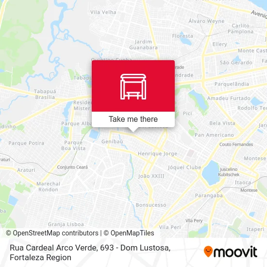 Rua Cardeal Arco Verde, 693 - Dom Lustosa map
