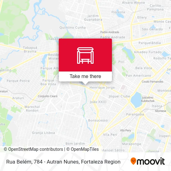 Rua Belém, 784 - Autran Nunes map