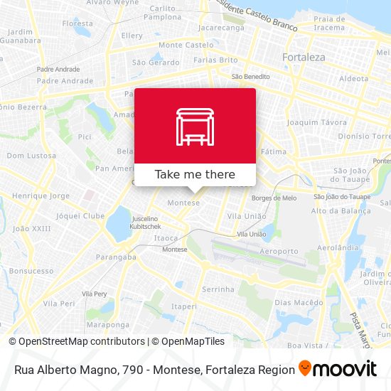 Rua Alberto Magno, 790 - Montese map