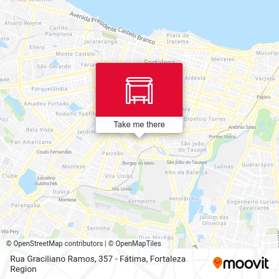 Rua Graciliano Ramos, 357 - Fátima map
