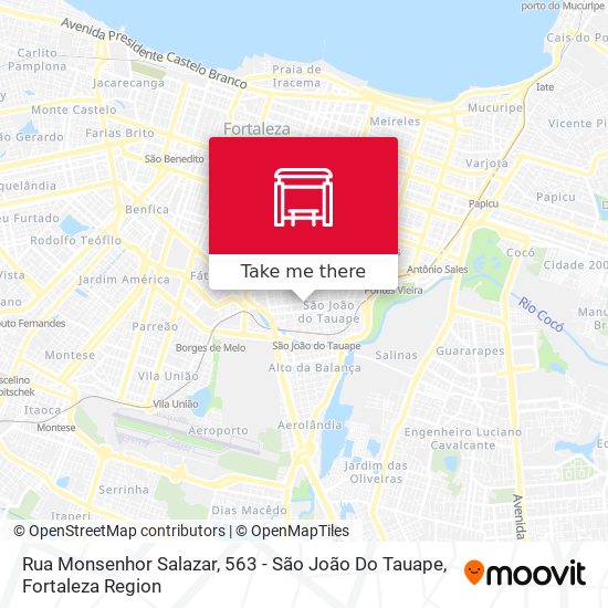 Rua Monsenhor Salazar, 563 - São João Do Tauape map