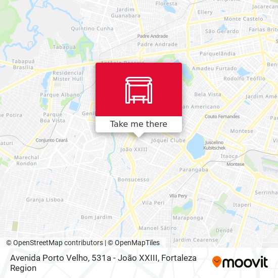 Avenida Porto Velho, 531a - João XXIII map