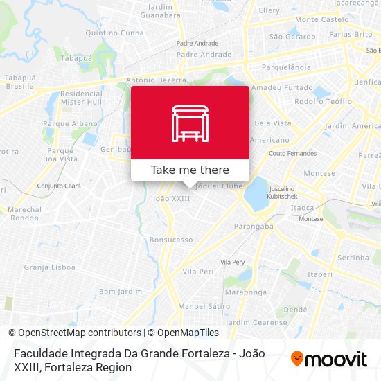 Faculdade Integrada Da Grande Fortaleza - João XXIII map