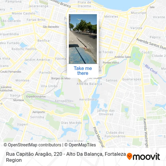 Rua Capitão Aragão, 220 - Alto Da Balança map