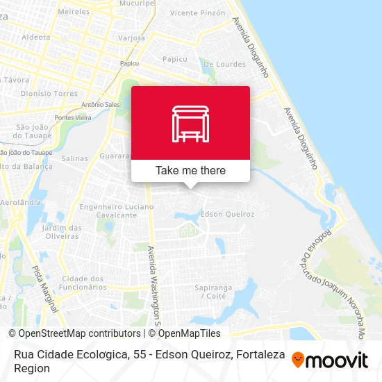 Rua Cidade Ecolơgica, 55 - Edson Queiroz map