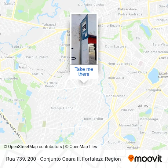 Rua 739, 200 - Conjunto Ceara II map