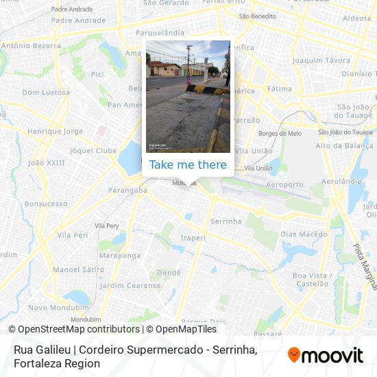 Mapa Rua Galileu | Cordeiro Supermercado - Serrinha