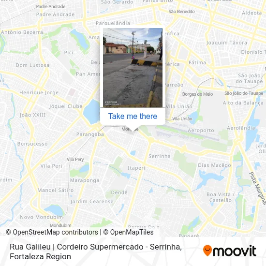Rua Galileu | Cordeiro Supermercado - Serrinha map