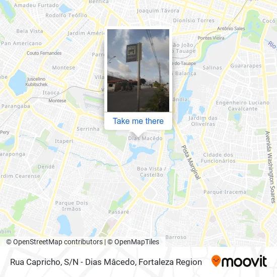 Rua Capricho, S / N - Dias Mâcedo map