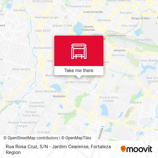 Rua Rosa Cruz, S / N - Jardim Cearense map