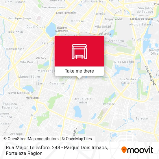 Rua Major Telesforo, 248 - Parque Dois Irmãos map