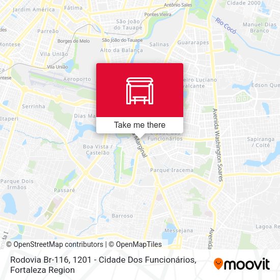 Rodovia Br-116, 1201 - Cidade Dos Funcionários map