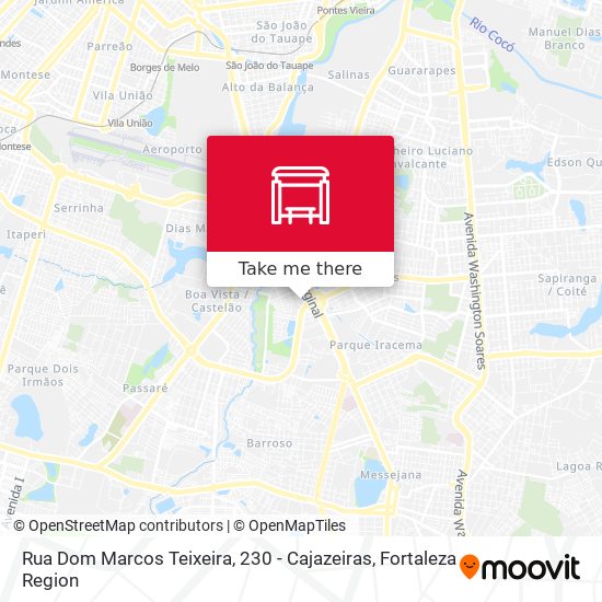 Rua Dom Marcos Teixeira, 230 - Cajazeiras map