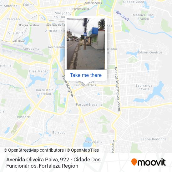 Avenida Oliveira Paiva, 922 - Cidade Dos Funcionários map