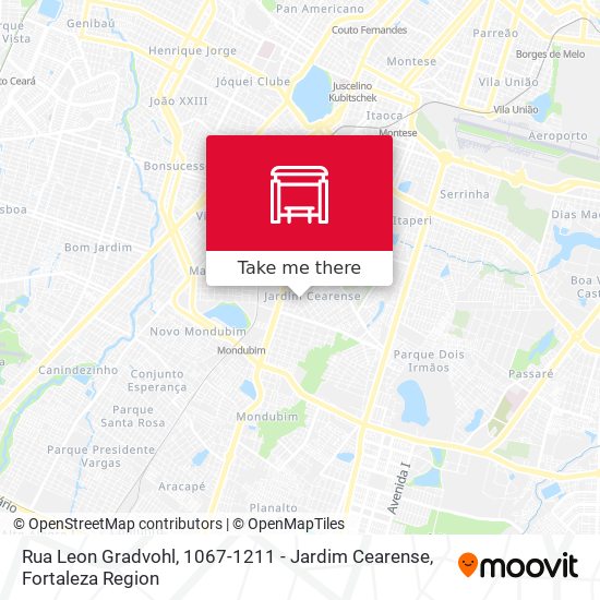 Rua Leon Gradvohl, 1067-1211 - Jardim Cearense map