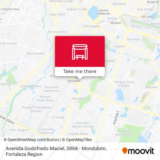 Avenida Godofredo Maciel, 3868 - Mondubim map
