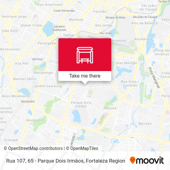 Rua 107, 65 - Parque Dois Irmãos map