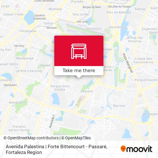 Avenida Palestina | Forte Bittencourt - Passaré map