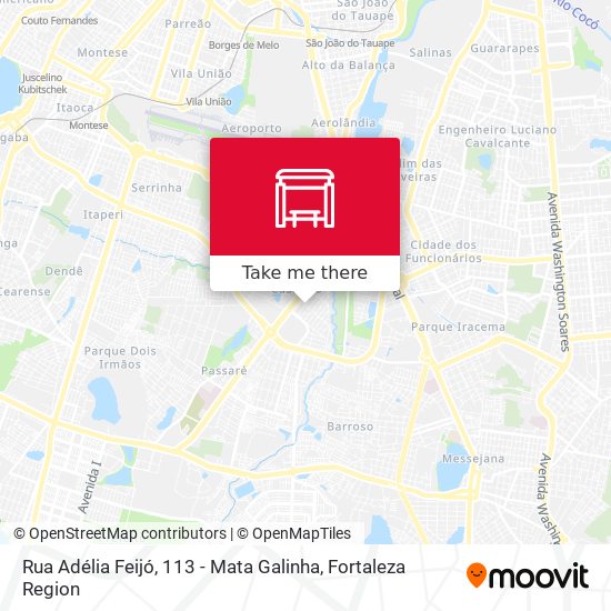 Rua Adélia Feijó, 113 - Mata Galinha map